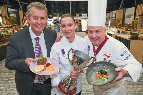Lauma Jurkjane from Kilronan Castle Hotel has been crowned DAERA NI IFEX Chef of the Year 2022