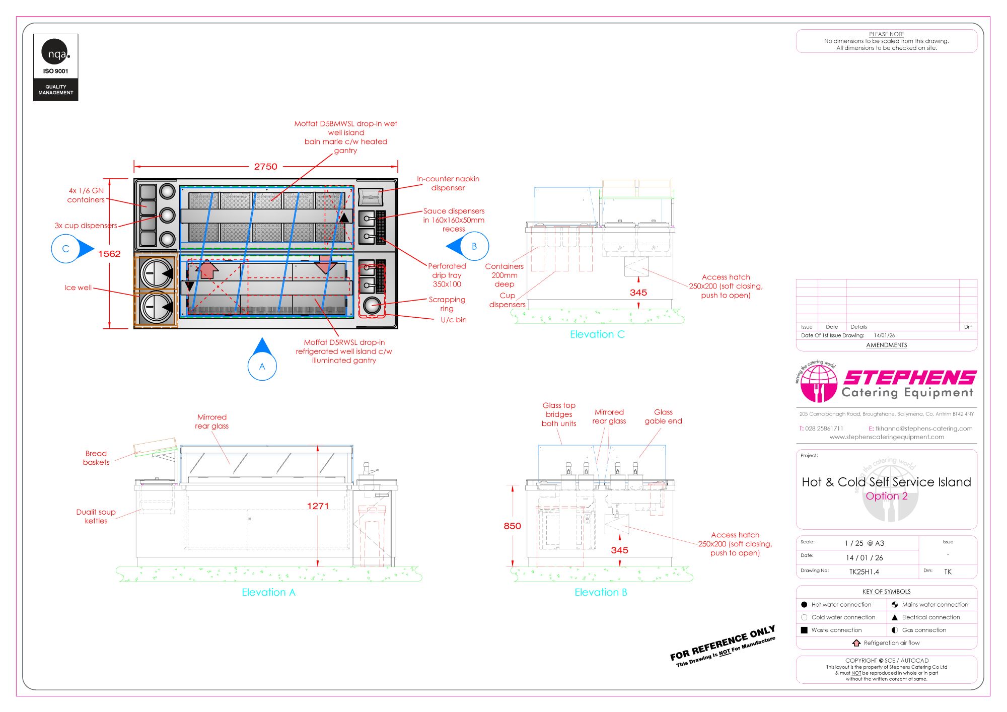 Stephens Hot Cold Self Service Grab Go Island